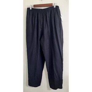 NWT David Dart spullon port pullon 100%tencel black pant size XL
